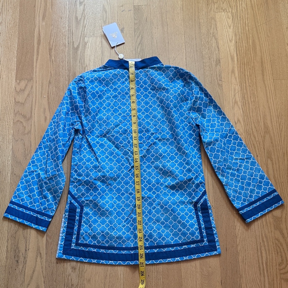 NicoBlu NWT Capri Blue Alhambra Print Tunic PXS - Picture 9 of 10
